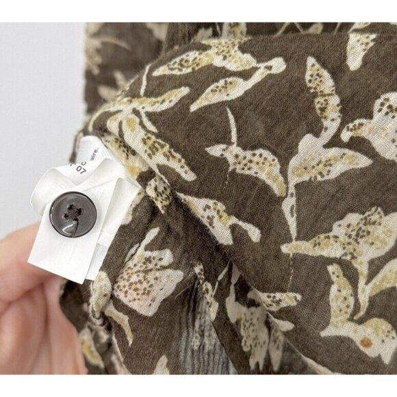 Eddie Bauer Women’s Button Down Cotton Sheer Shirt Size Large, Lightweight - Picture 8 of 10